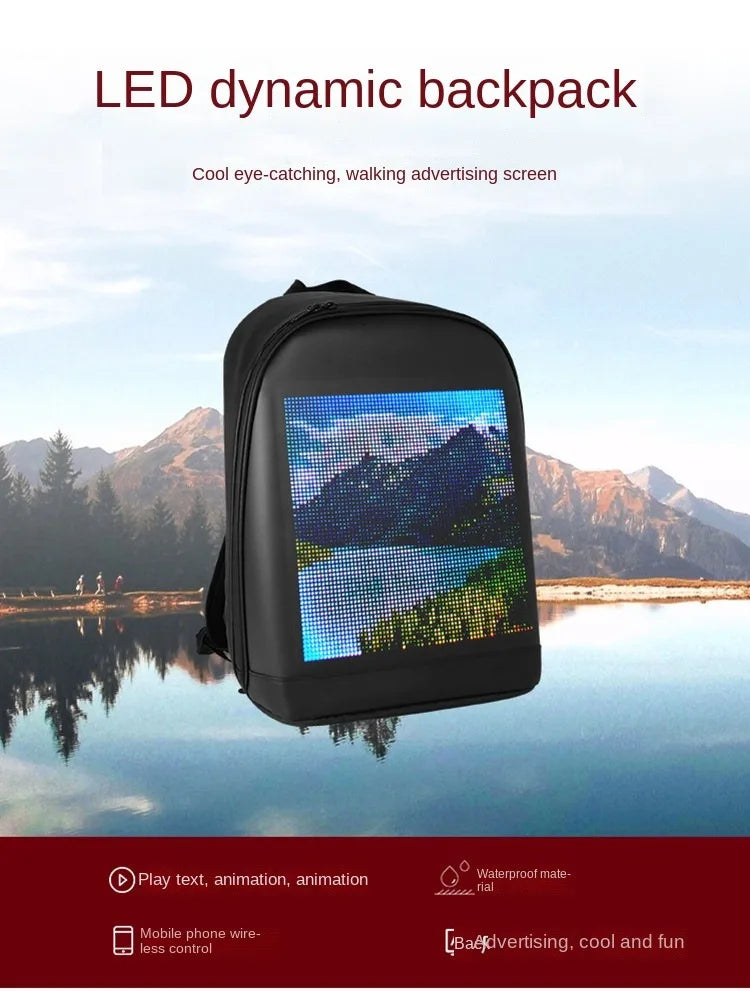 Portable LED Display Backpack – Walking Billboard for Promotions & Events