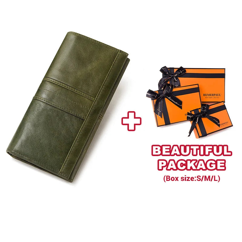 Fashionable Leather Clutch Wallet