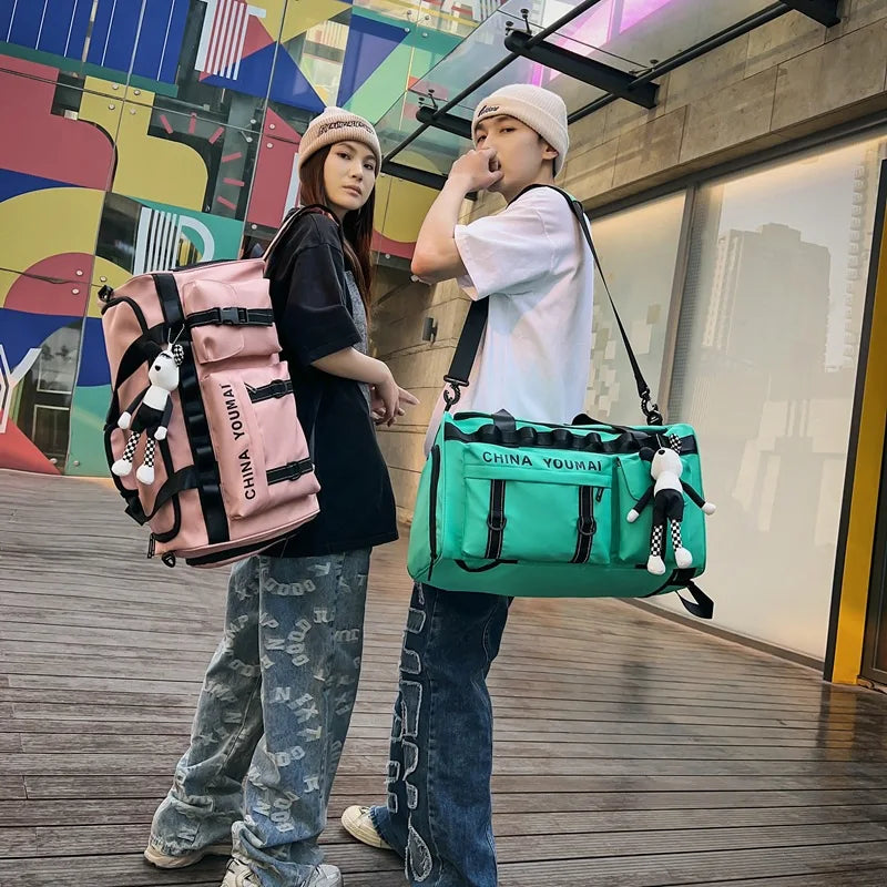 Spacious Travel Duffle Bag-Casual Waterproof Bag