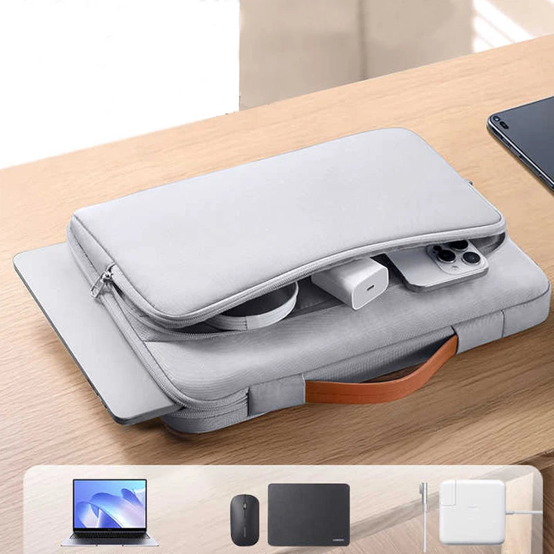 Shockproof Crossbody Laptop Bag – Adjustable Strap & Handle for MacBook Air 13