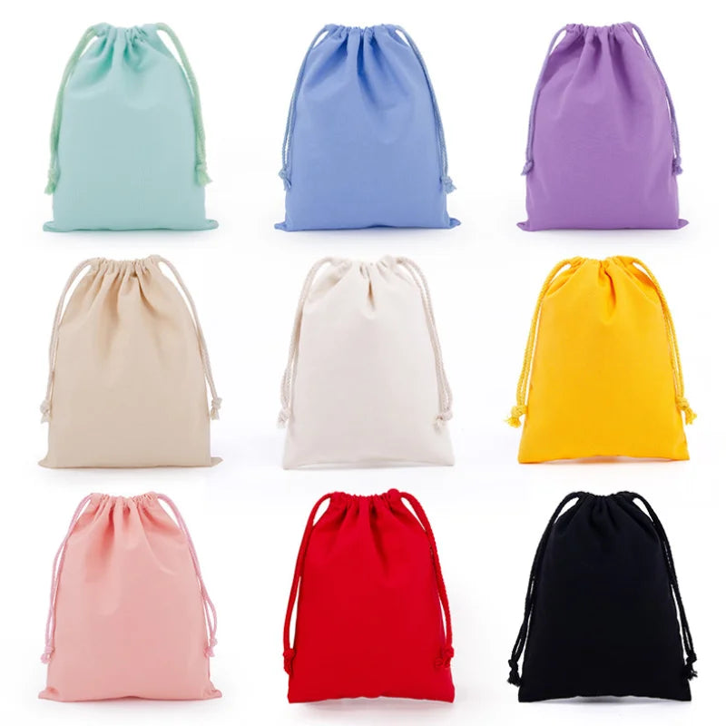 Plain Cotton Canvas Drawstring Bag