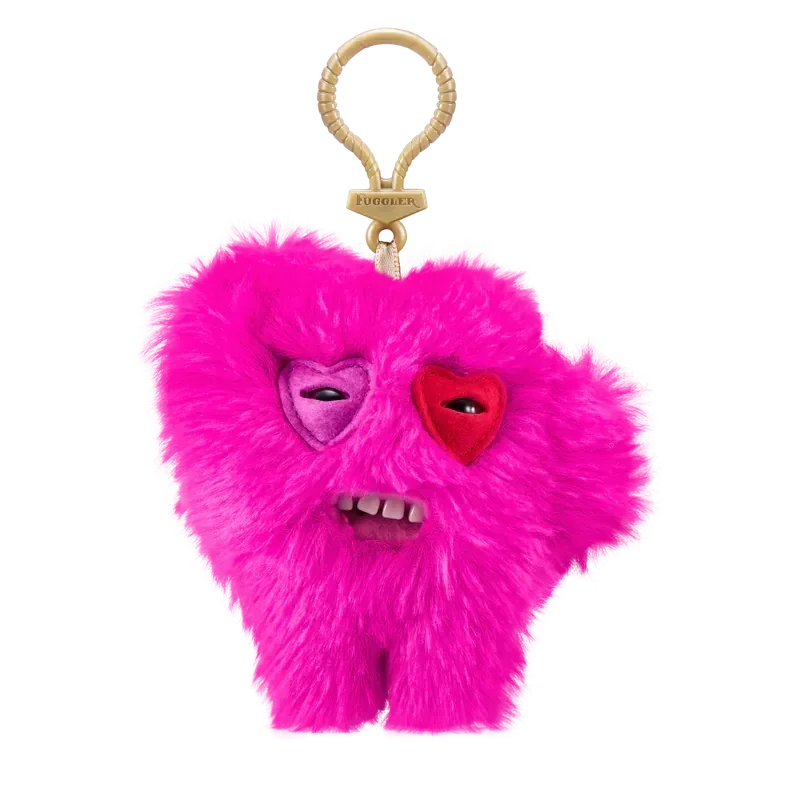 Fuggler Monster Plush Keychain – Cute Ugly Stuffed Pendant