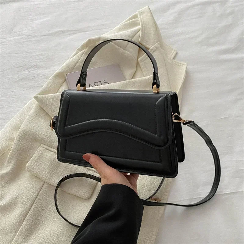 Elegant PU Messenger Crossbody  Bag – Compact HandBag