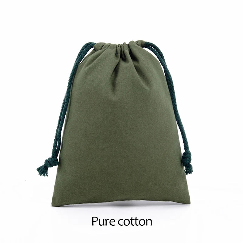 Plain Cotton Canvas Drawstring Bag