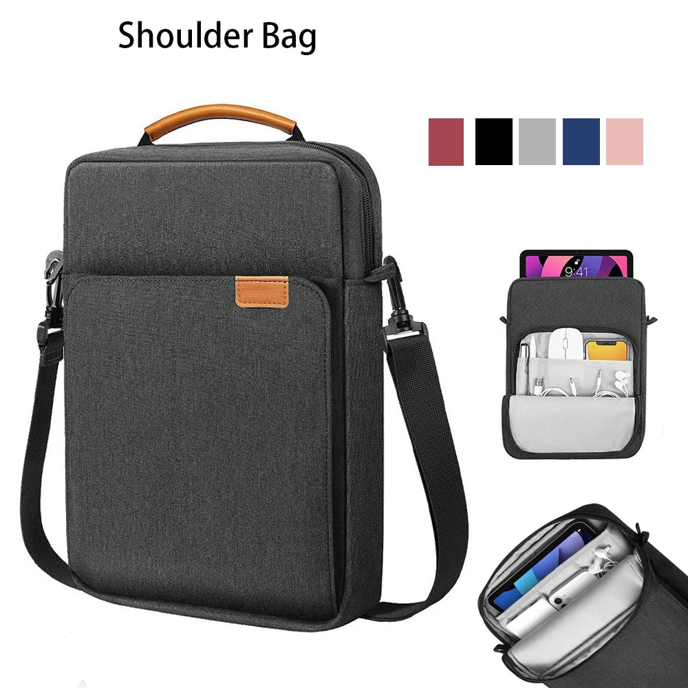 Waterproof Shoulder Bag for MacBook & iPad - 13–13.6 Inch Laptop Handbag