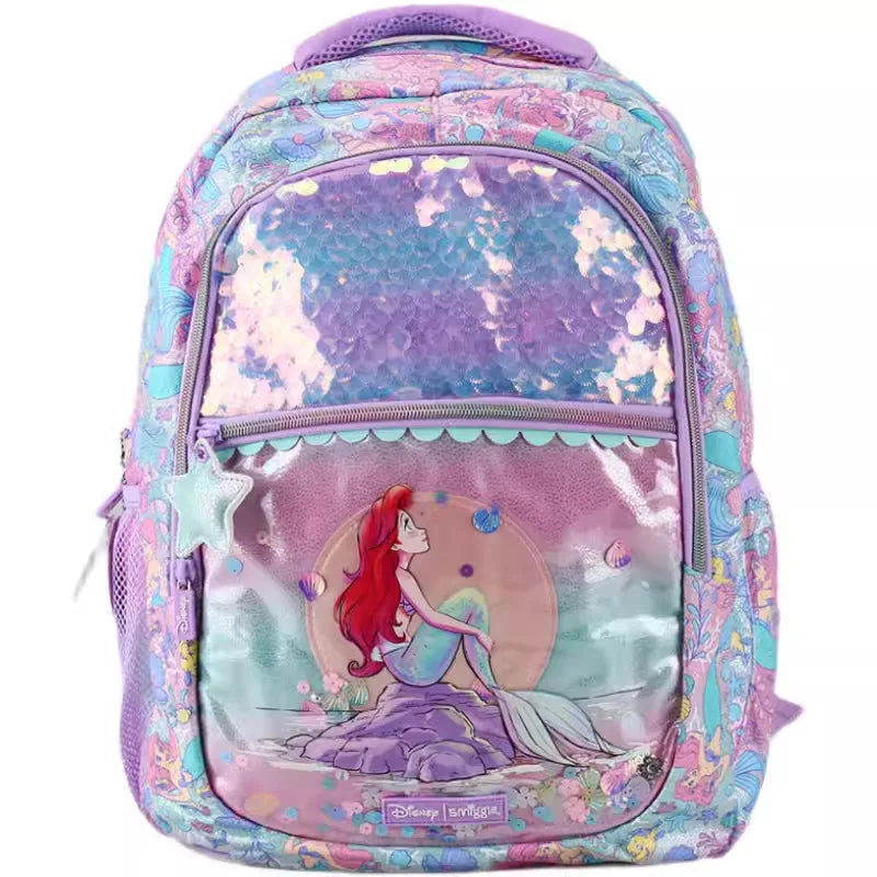 Little Mermaid Ariel Schoolbag – Lightweight Large Capacity Backpack