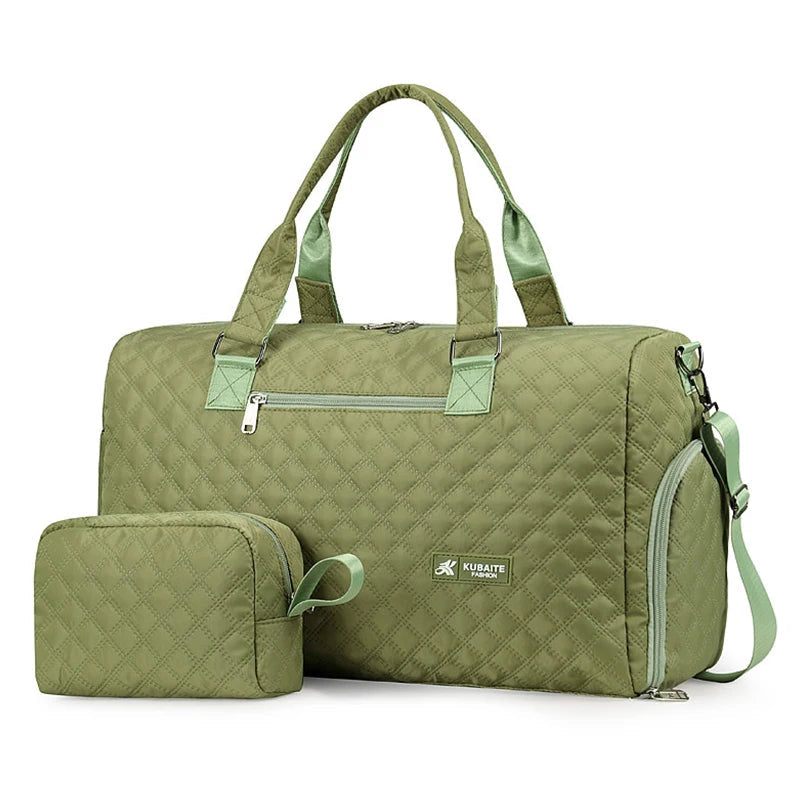 Portable Shoulder Travel Duffle Bag – Foldable Storage Bag