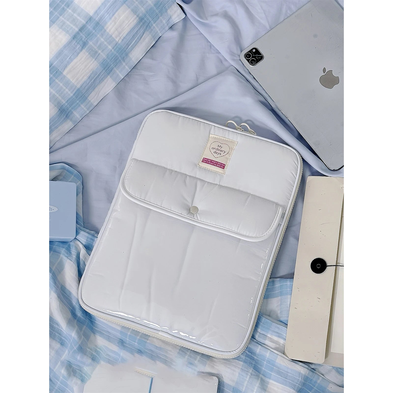 Korean Cute Laptop Sleeve Bag 13.3–14.5 Inch for MacBook Air/Pro