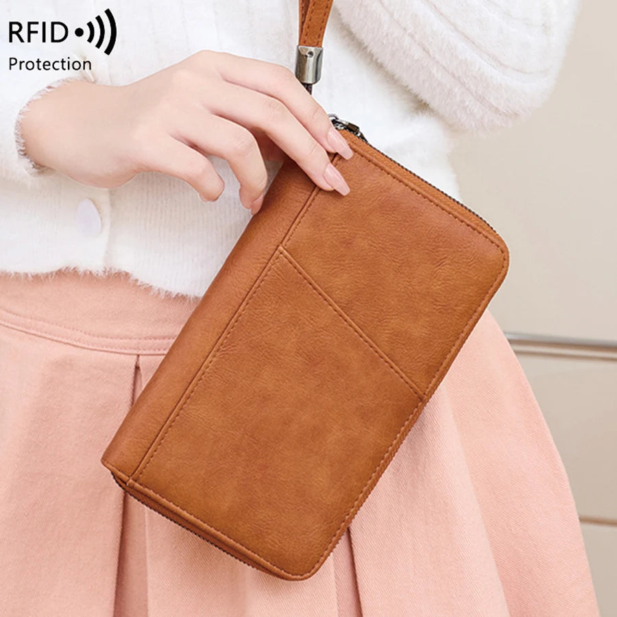 Fashion Passport Holder – RFID Blocking PU Wallet
