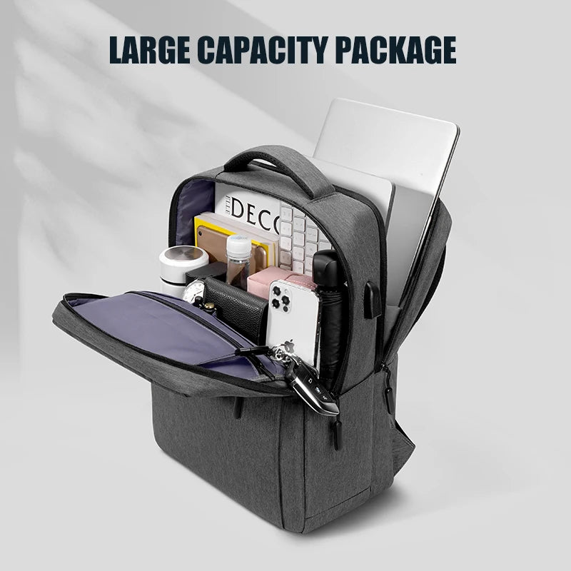 Anti-Theft Laptop Backpack with USB Charging