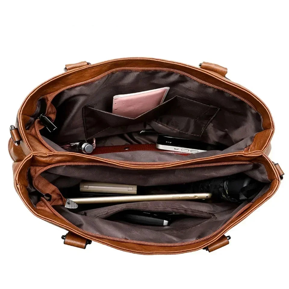 Versatile Leather HandBag