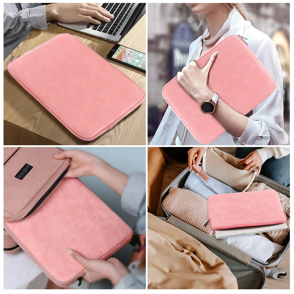 Laptop Sleeve Bag – Portable Protective Cover Case for MacBook Air/Pro, Lenovo, HP, Dell, Asus