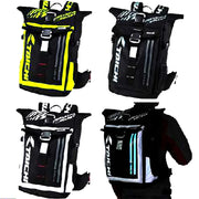 Motorcycle Riding Backpack – Waterproof LED Racing Bag for Night Riding, Travel & Sports