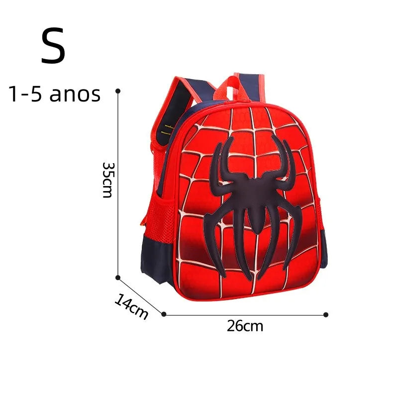 Spider King 3D Kids Backpack - Durable and Stylish Design