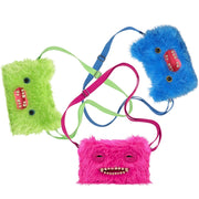 Original Fuggler Crossbody Bag Plush Toy – Cute Mr. Buttons Doll Bag