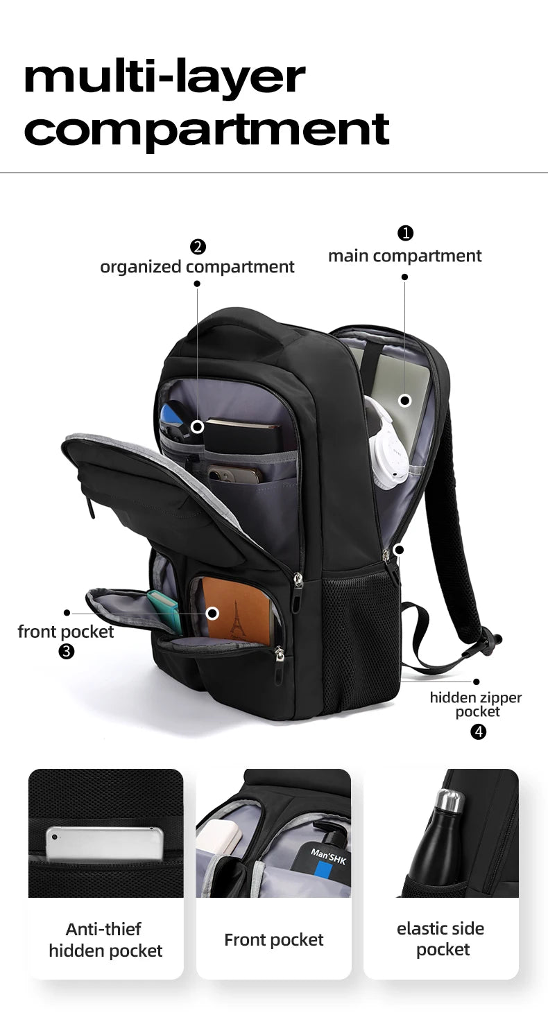 Sleek Durable Laptop Backpack