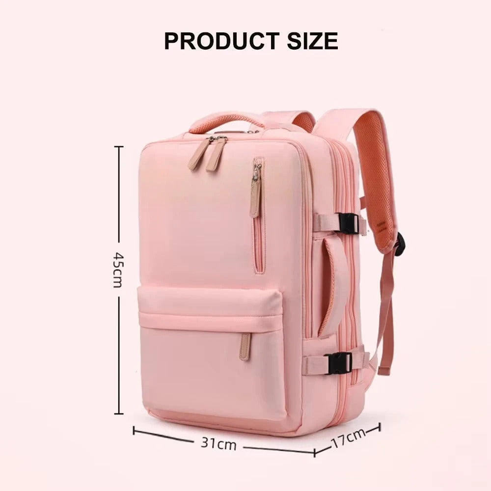 Sleek Expandable Travel Backpack