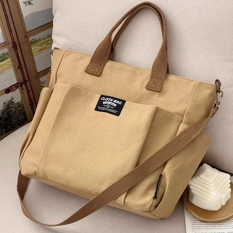 Sleek Minimalist Canvas Tote Bag