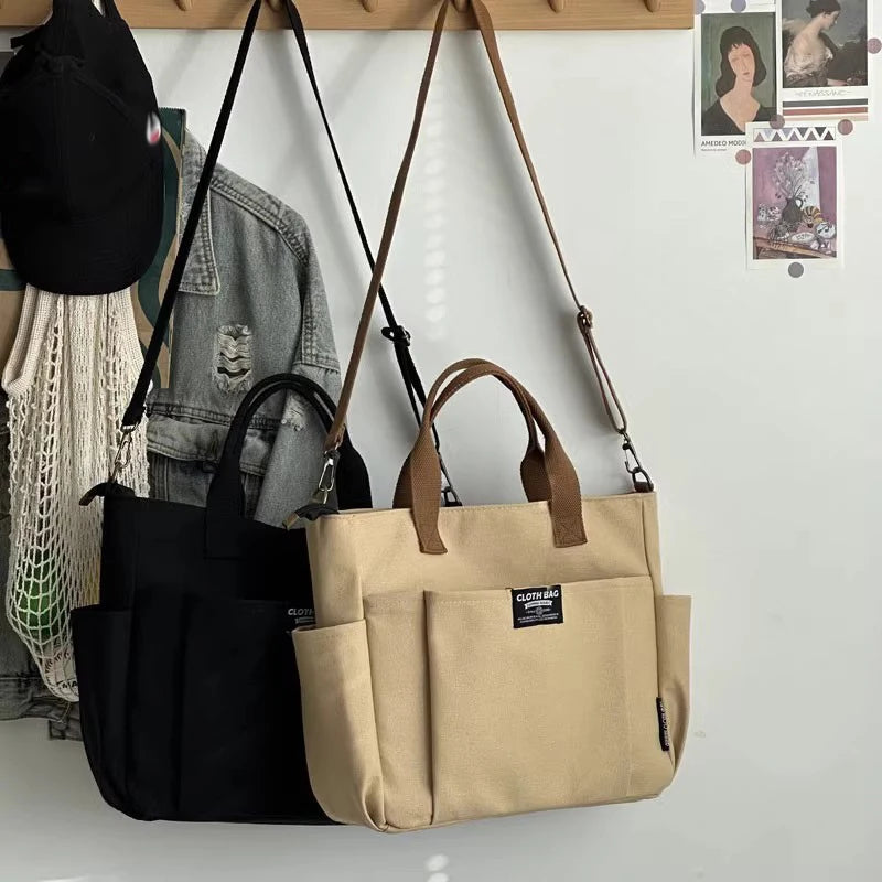 Sleek Minimalist Canvas Tote Bag