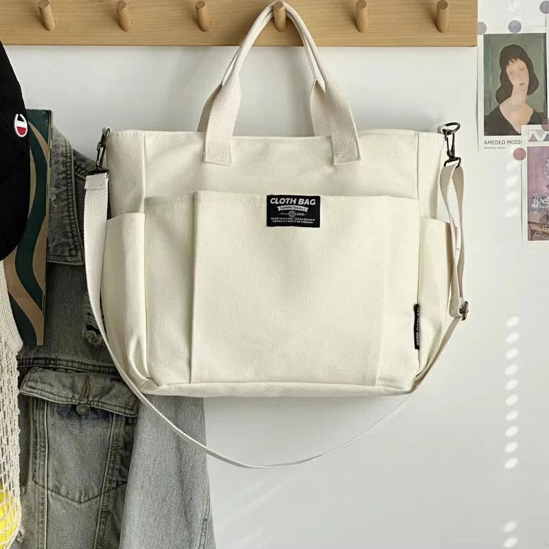 Sleek Minimalist Canvas Tote Bag