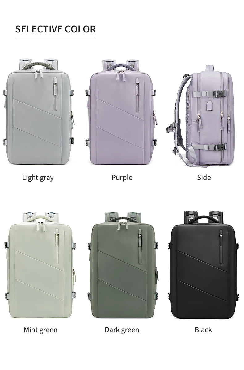 Sleek Waterproof Travel Backpack