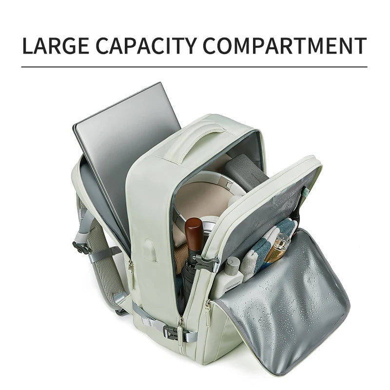 Sleek Waterproof Travel Backpack