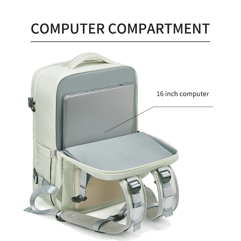 Sleek Waterproof Travel Backpack