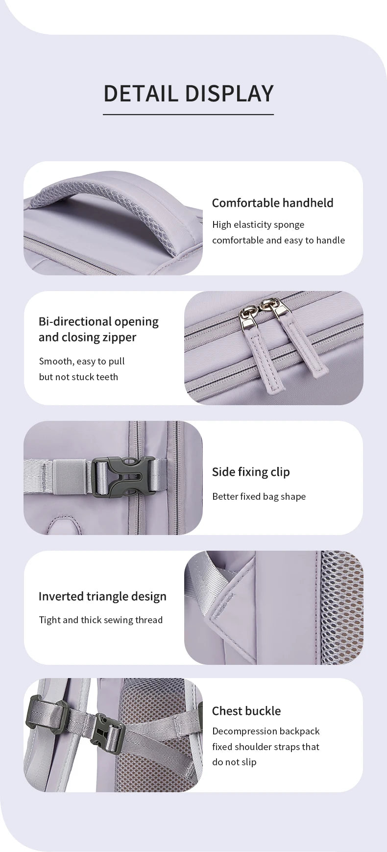 Sleek Waterproof Travel Backpack