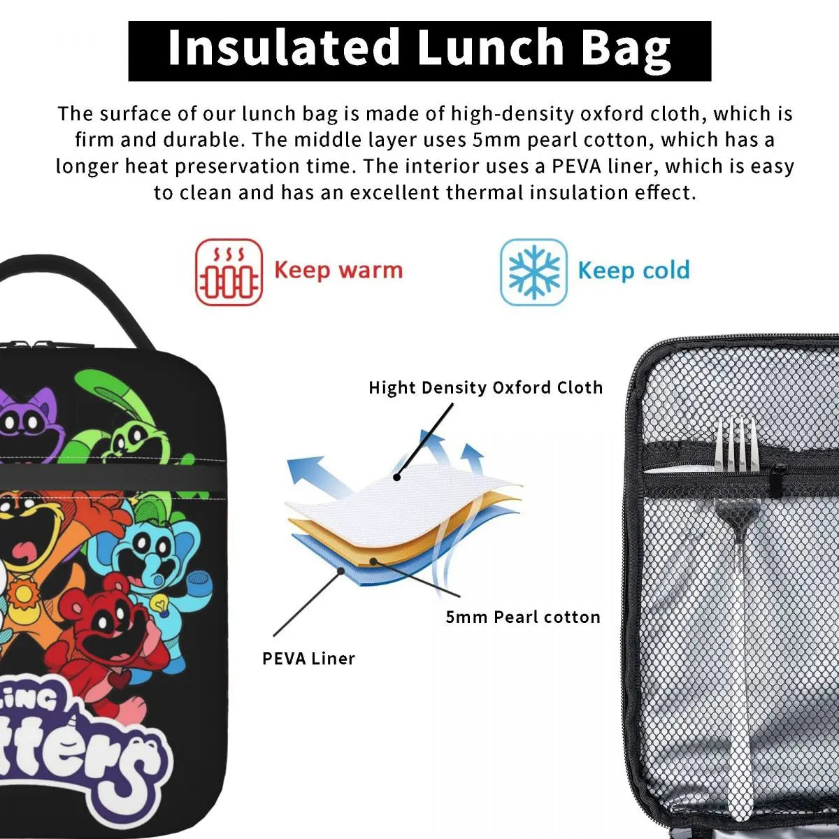 Smiling Critters Lunch Bag