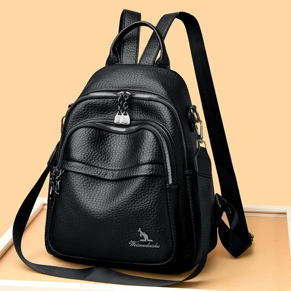 Soft Leather Backpack