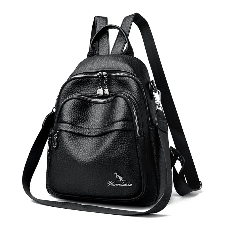 Soft Leather Backpack