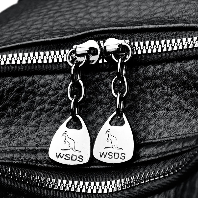 Soft Leather Backpack