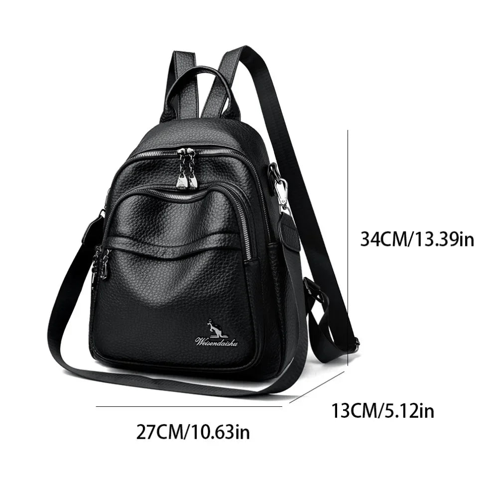 Soft Leather Backpack