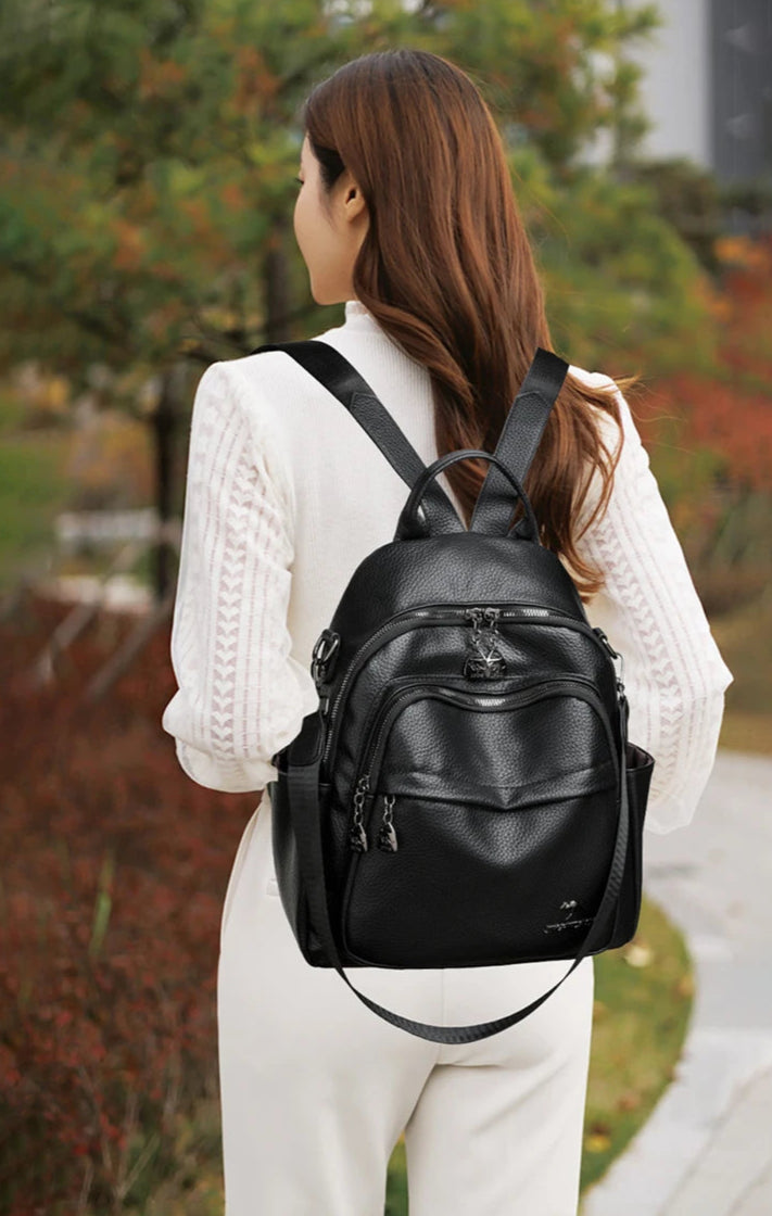 Soft Leather Backpack
