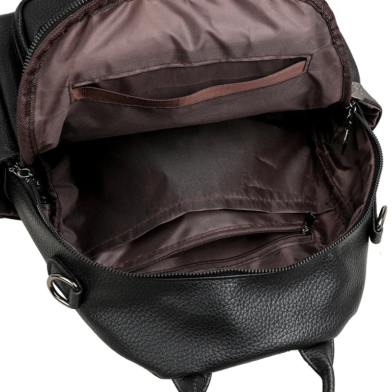 Soft Leather Backpack