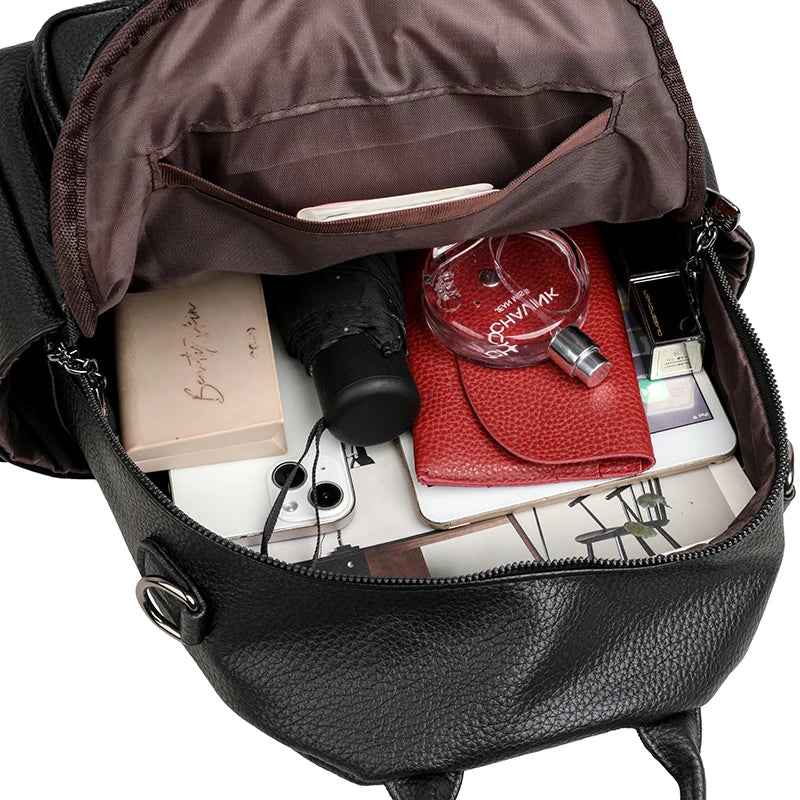 Soft Leather Backpack