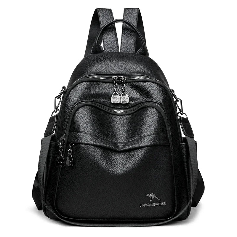 Soft Leather Backpack