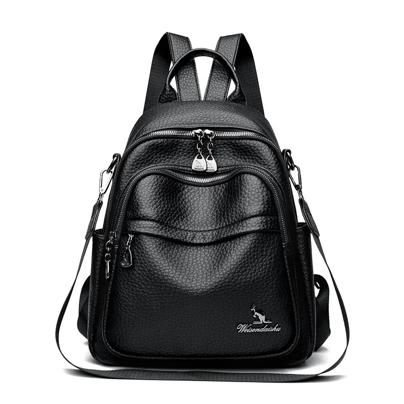 Soft Leather Backpack
