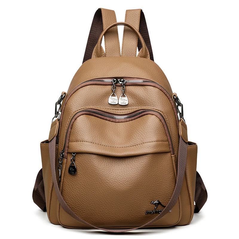 Soft Leather Backpack