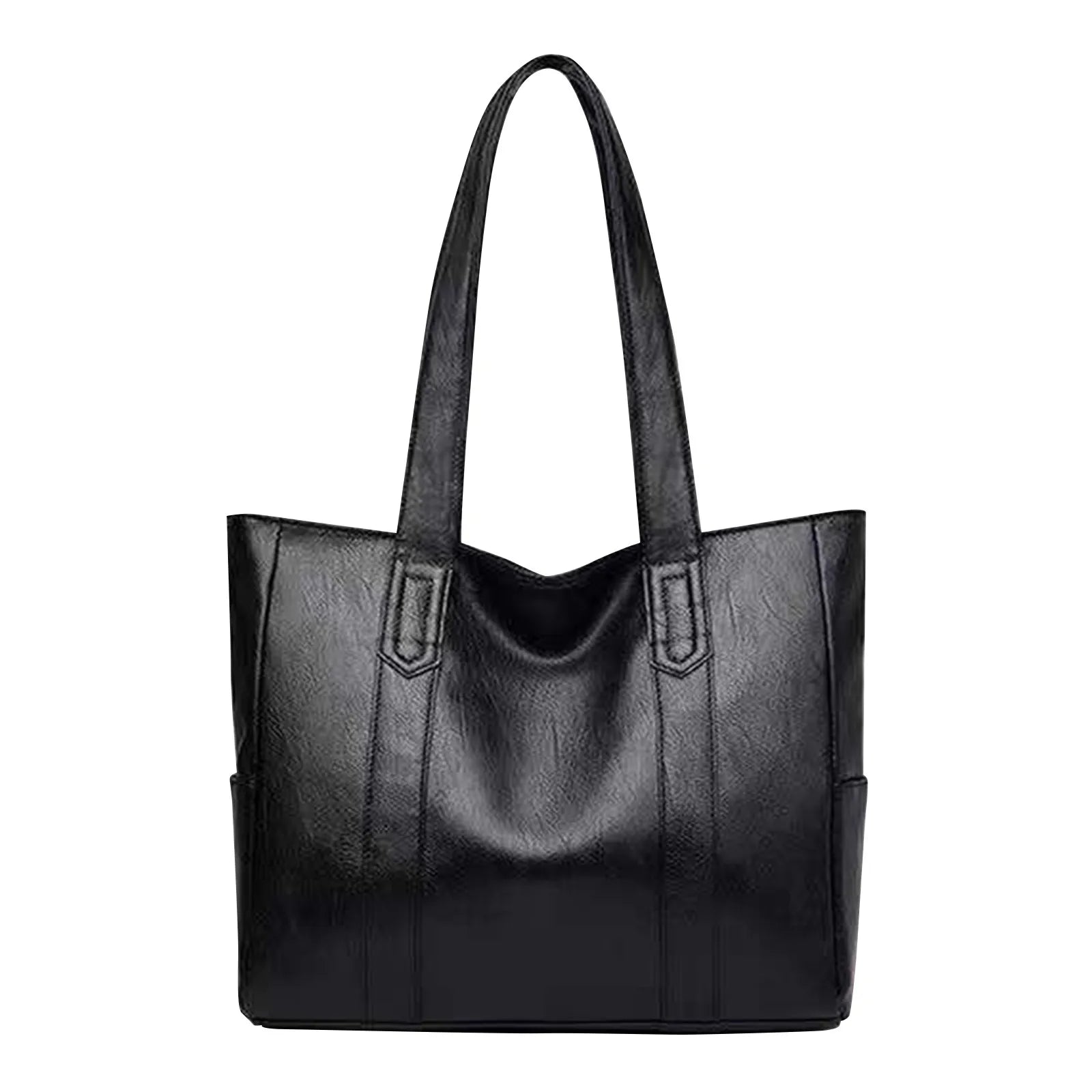 Soft Leather Tote Shoulder Bag