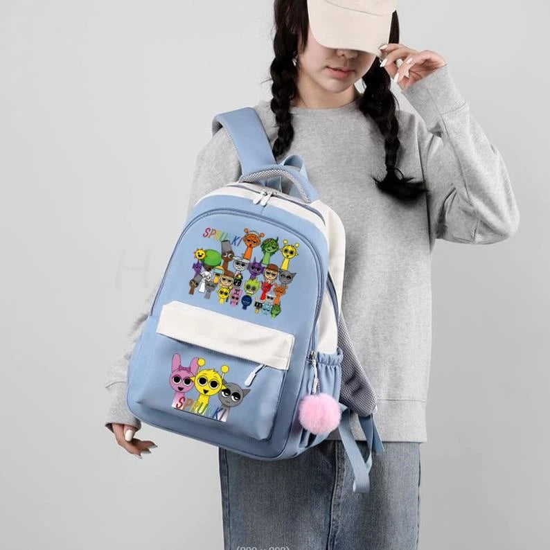 Sprunki Cartoon Backpack