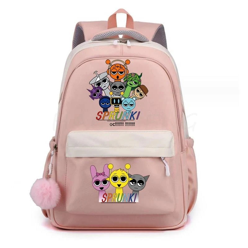 Sprunki Cartoon Backpack