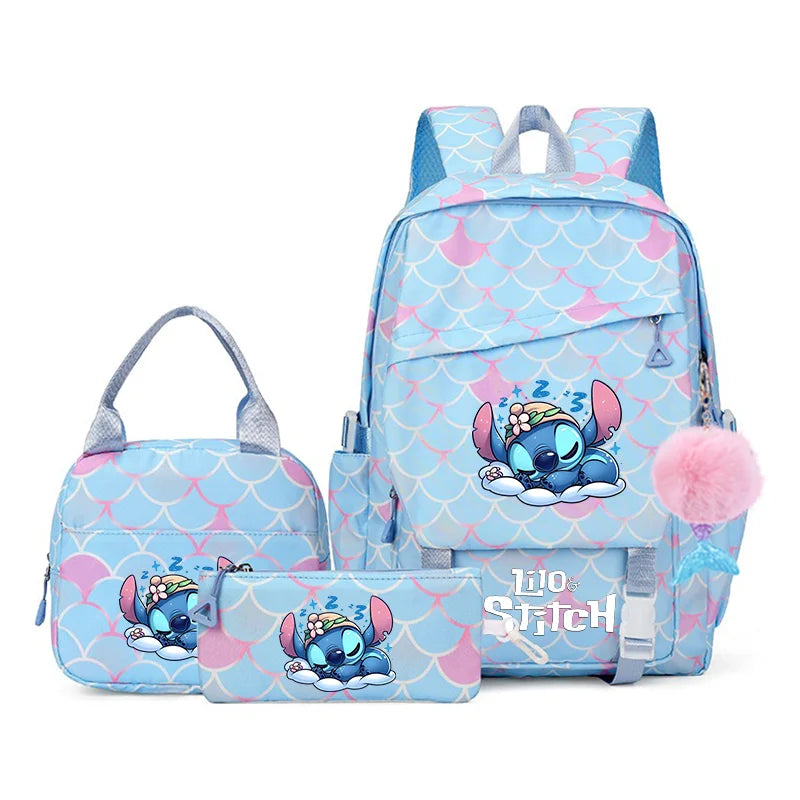 Stitch 3Pcs Backpack Set