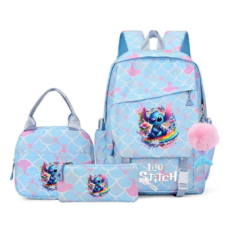 Stitch 3Pcs Backpack Set