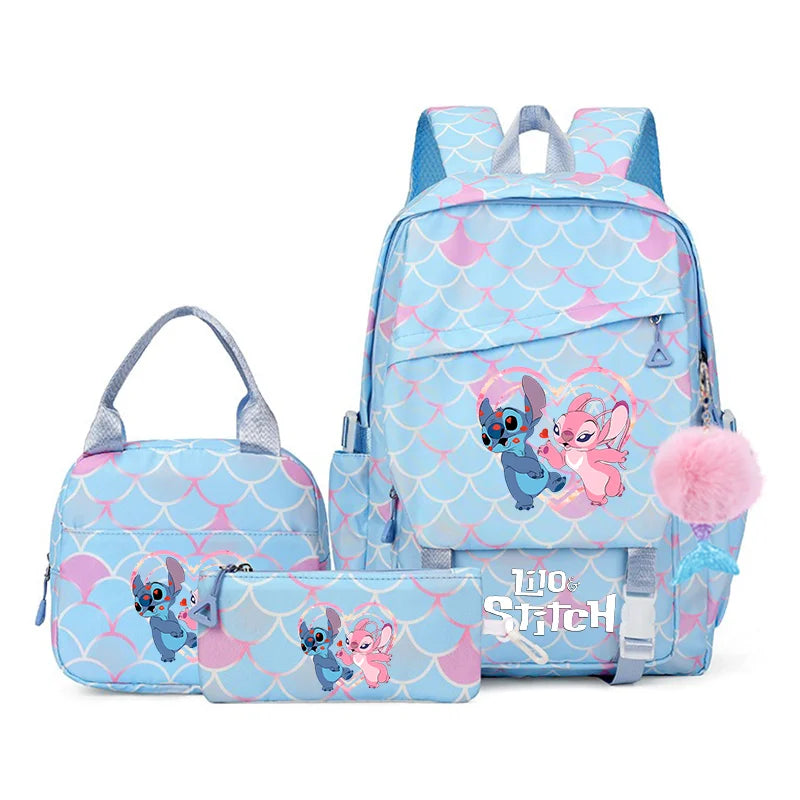 Stitch 3Pcs Backpack Set