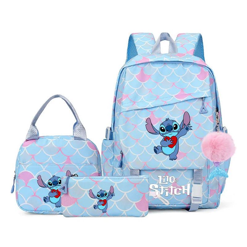 Stitch 3Pcs Backpack Set