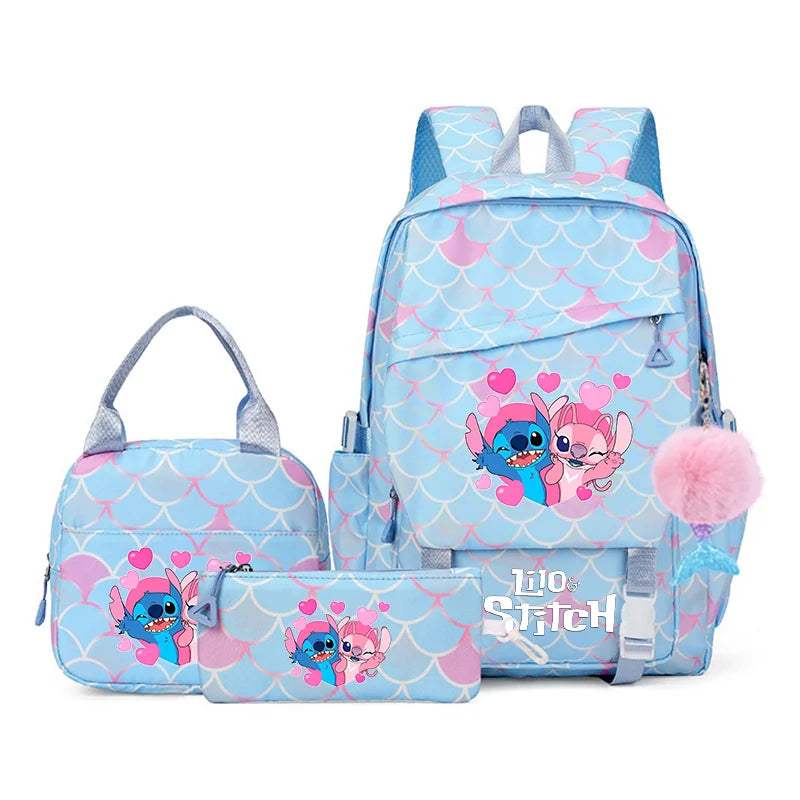Stitch 3Pcs Backpack Set