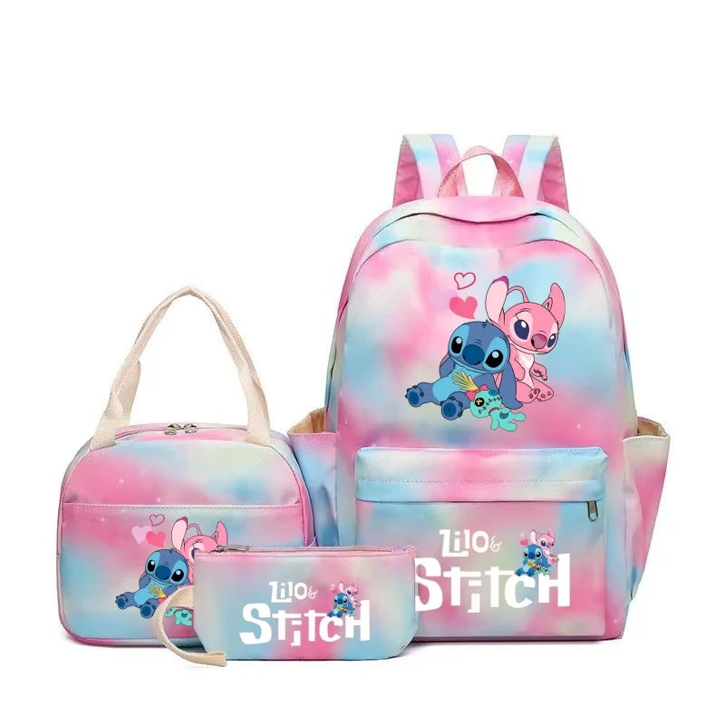 Stitch Anime School Bag Set