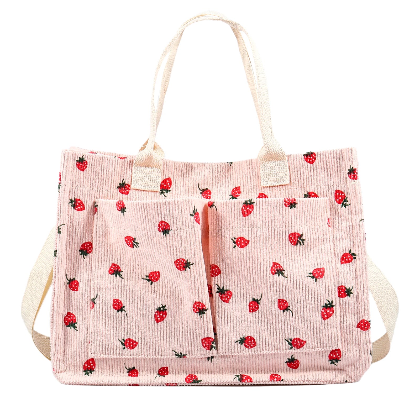 Strawberry Design Tote Shoulder Bag