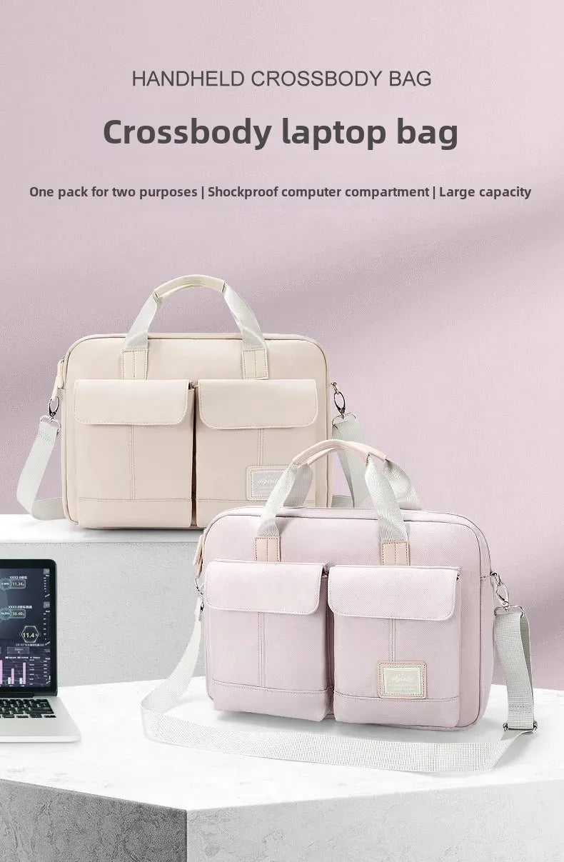 Stylish 16-Inch Laptop Messenger Bag